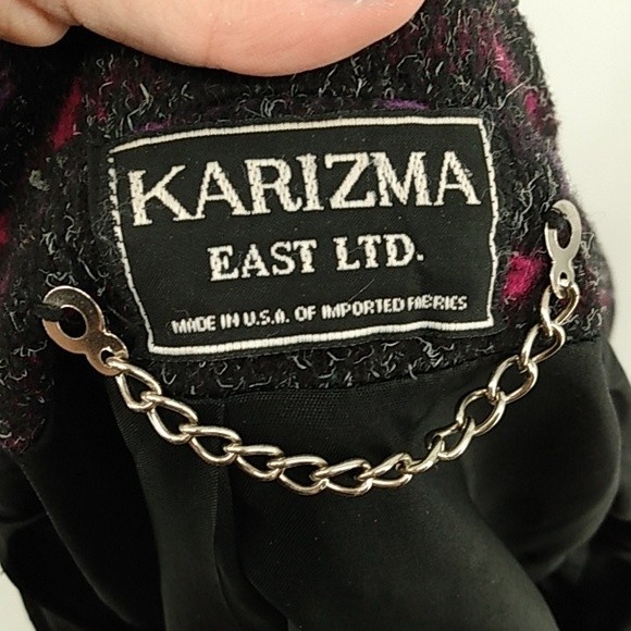 Karizma East Lid size 12 black with pink and Purple Polka dot jacket - Picture 8 of 9